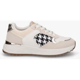 stand-prive.com Sneakers à imprimé python et pied de poule - Beige beige 36 female