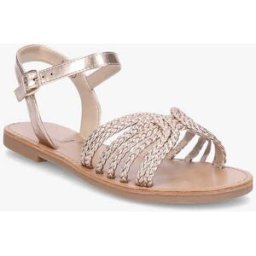 stand-prive.com Nu-pieds à ganses tressées entrelacées - Champagne champagne 36 female