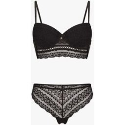 stand-prive.com Ensemble lingerie en dentelle - Noir noir 100C/42 female