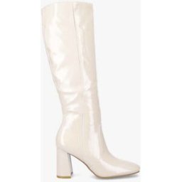 stand-prive.com Bottes à talon effet vinyle - Beige beige 36 female