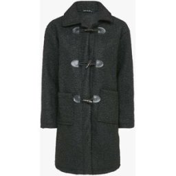 stand-prive.com Manteau style duffle coat en maille bouclette - Noir noir 36 female