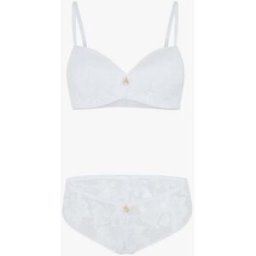 stand-prive.com Ensemble lingerie en dentelle - Blanc blanc 100C/42 female