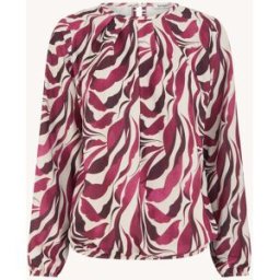stand-prive.com Blouse imprimé abstrait à col rond - Prune prune 36 female