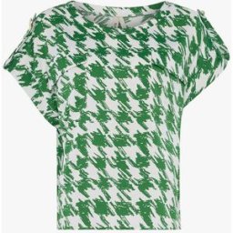 stand-prive.com Top ample à imprimé pied de poule graphique - vert/écru vert-ecru 36 female