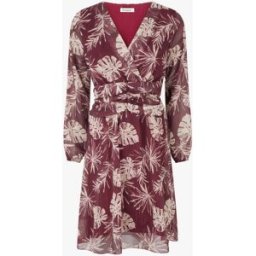 stand-prive.com Robe imprimé feuillage à rayures irisées - Prune prune 36 female
