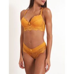 stand-prive.com Ensemble lingerie en dentelle - Moutarde moutarde 100C/42 female