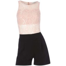 stand-prive.com Combishort buste ajouré dentelle - rose/noir rose-noir 36 female