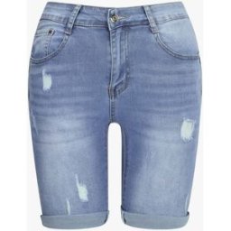 stand-prive.com Bermuda push up déchiré - Bleu denim bleu-denim 36 female