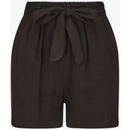 stand-prive.com Short fluide uni et ceinturé - Noir noir 36 female