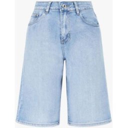 stand-prive.com Bermuda wide leg coupe droite - Bleu clair bleu-clair 36 female