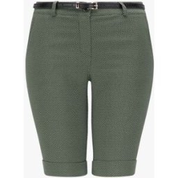 stand-prive.com Bermuda à revers imprimé pois - Kaki kaki 36 female