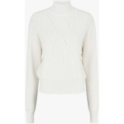 stand-prive.com Pull uni à col montant - Blanc blanc 36/38 female