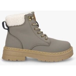 stand-prive.com Boots en simili à revers et lacets - Kaki kaki 36 female