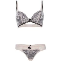 stand-prive.com Ensemble SG et string liseré contrasté - rose rose 100C/42 female