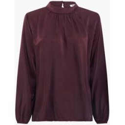 stand-prive.com Blouse satinée à poignets élastiqués - Prune prune 36 female