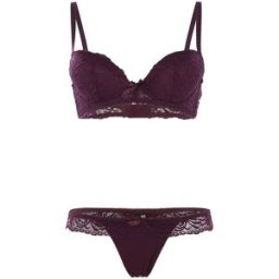 stand-prive.com Ensemble SG et string à dentelle - prune - violet violet 100C/42 female