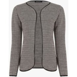 stand-prive.com Gilet ouvert imprimé pied de poule - Rose pâle rose-pale 36 female