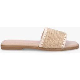 stand-prive.com Claquettes effet raphia - Sable sable 36 female