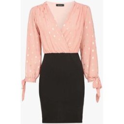 stand-prive.com Robe cache coeur à manches dénudées - Rose/noir rose-noir 36 female
