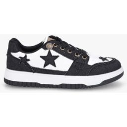 stand-prive.com Sneakers à motifs étoiles et jean - Noir noir 36 female