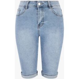 stand-prive.com Bermuda en jean à ourlets coupe droite - Bleu bleu 38 female