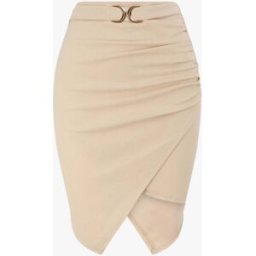 stand-prive.com Mini jupe portefeuille - Beige beige 36 female