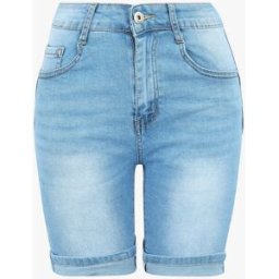 stand-prive.com Bermuda en jean effet délavé - Bleu clair bleu-clair 36 female