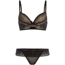 stand-prive.com Ensemble SG et string à dentelle - noir noir 100C/42 female