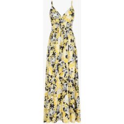 stand-prive.com Robe longue empire à imprimé fleurs - Jaune jaune 36 female
