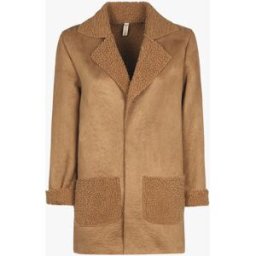 stand-prive.com Veste légère style cuir retourné - Camel camel 36 female