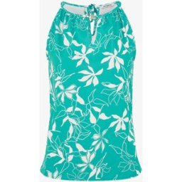 stand-prive.com Top évasé sans manches motif fleuri - Turquoise turquoise 36 female