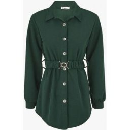 stand-prive.com Chemise cintrée à ceinture élastique - Vert forêt vert-foret 36 female
