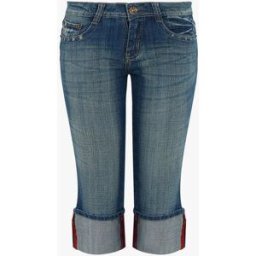 stand-prive.com Bermuda délavé à écussons brodés - denim - bleu denim bleu-denim 36 female