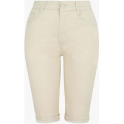 stand-prive.com Bermuda push up uni à ourlets - Beige beige 38 female
