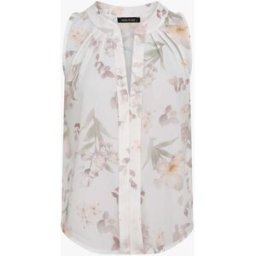 stand-prive.com Top droit imprimé fleurs de lys - Blanc blanc 36 female
