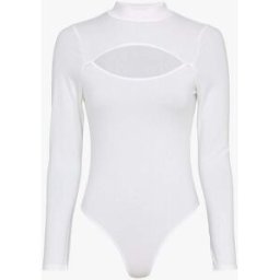 stand-prive.com Body ajouré à col montant - Blanc blanc 36 female