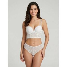 stand-prive.com Ensemble lingerie style corset à dentelle fleurie - Blanc blanc 85B/36 female