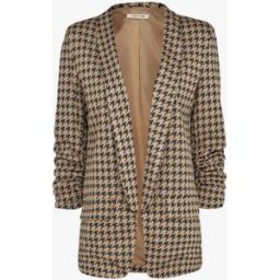 stand-prive.com Veste à manches coudées imprimé pied de poule - Camel/noir camel-noir 36 female