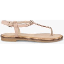 stand-prive.com Nu-pieds en simili et bijoux en tourbillons - Nude nude 36 female