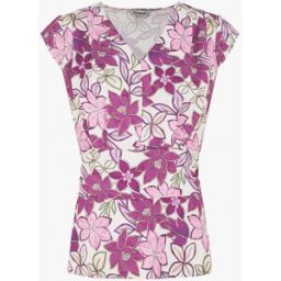 stand-prive.com Top avec mancherons à imprimé fleuri - Prune prune 36 female