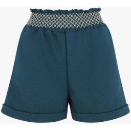 stand-prive.com Short à taille élastiquée et à revers - Bleu canard bleu-canard 36 female