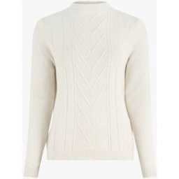 stand-prive.com Pull doux à col montant - Blanc blanc 36/38 female