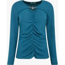 stand-prive.com Pull fin à empiècement bijou strassé - Bleu canard bleu-canard 36 female