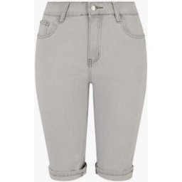 stand-prive.com Bermuda push up à revers coupe droite - Gris gris 38 female