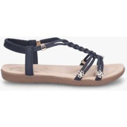stand-prive.com Nu-pieds confort à empiècement bijoux - Marine marine 36 female