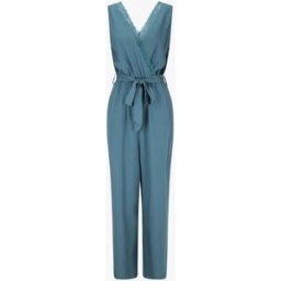 stand-prive.com Combinaison ample sans manches col cache-coeur - Bleu canard bleu-canard 36 female