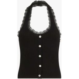 stand-prive.com Top slim dos nu et dentelle - Noir noir 36 female