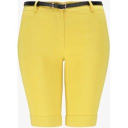 stand-prive.com Bermuda stretch à revers - Jaune jaune 36 female