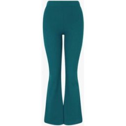 stand-prive.com Pantalon fluide uni coupe flare - Bleu canard bleu-canard 36 female