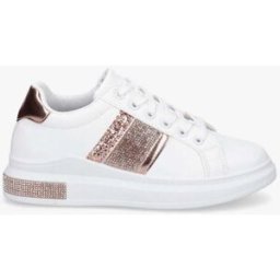stand-prive.com Baskets à bandes strassées - Champagne champagne 36 female